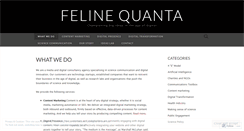 Desktop Screenshot of felinequanta.com